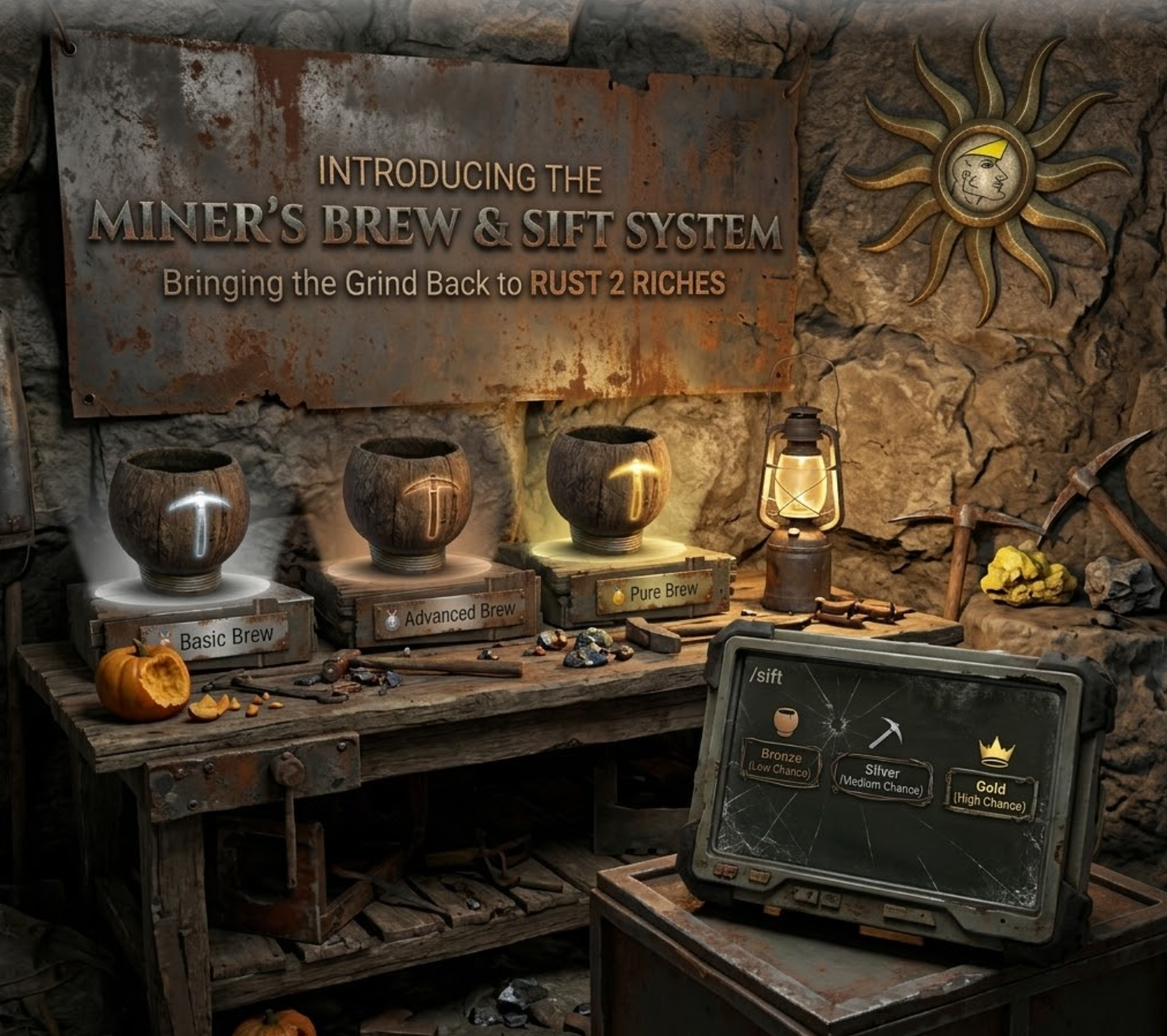 Introducing The Miner’s Brew & Sift System: Bringing the Grind Back to RUST2RICHES