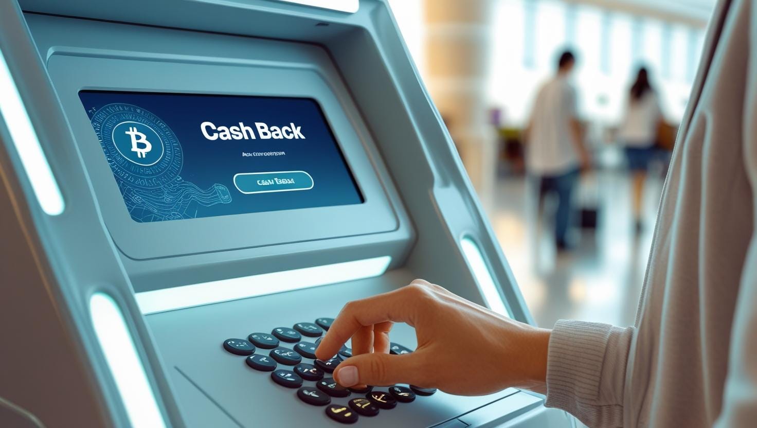 The possibility of receiving cash back at a cryptocurrency ATM?