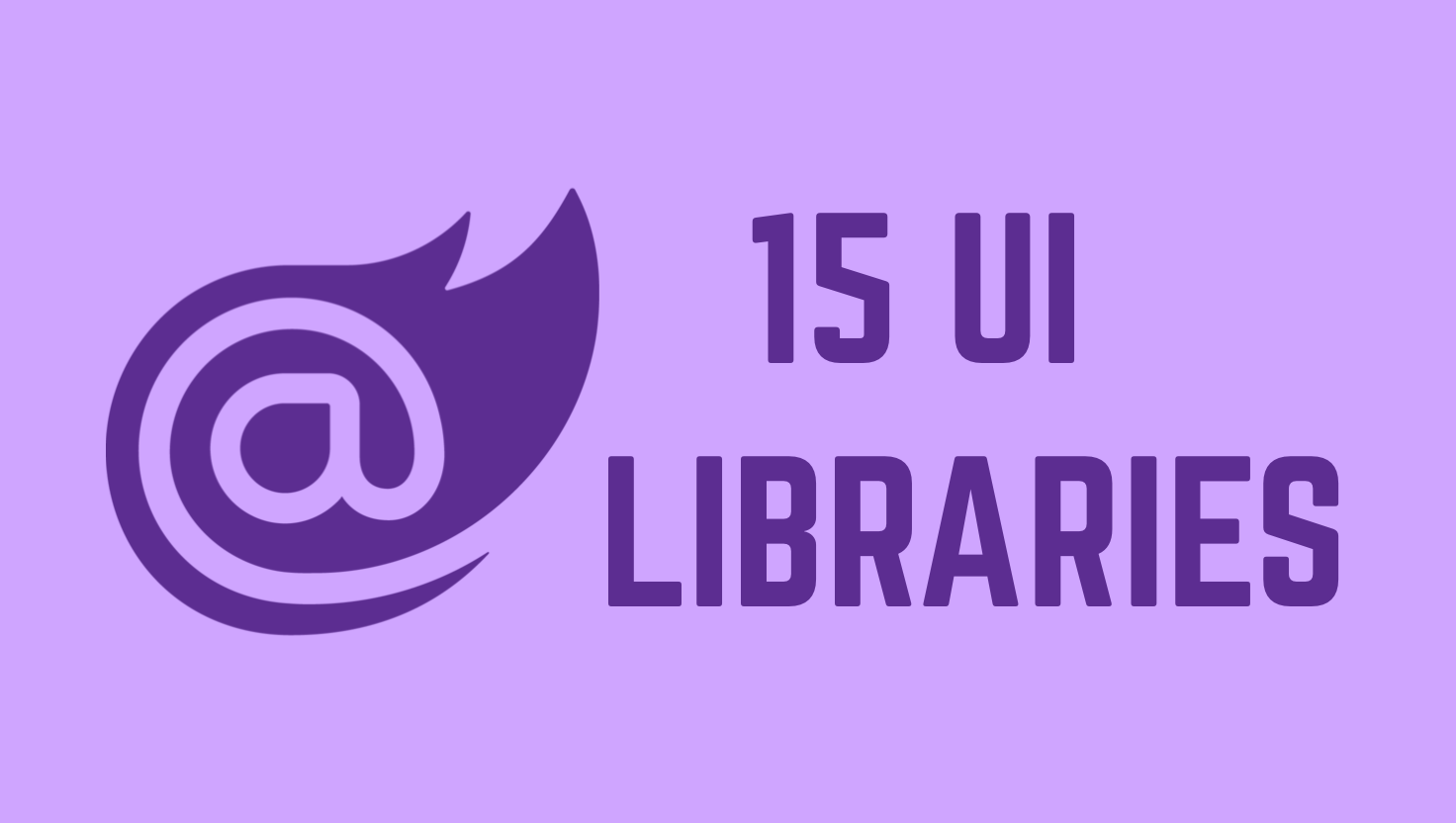 15 Blazor UI Component Libraries