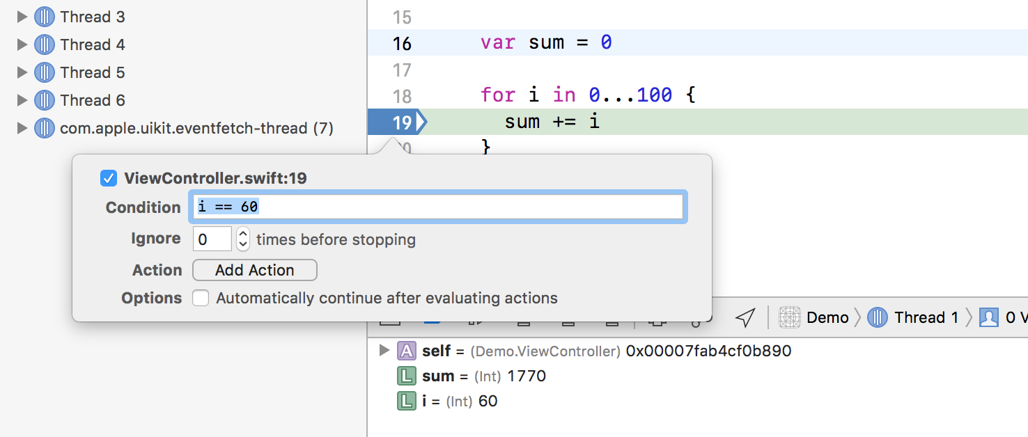 smart breakpoints