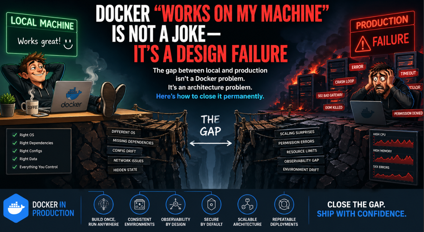 Docker “Works on My Machine” Is Not a Joke — It’s a Design Failure