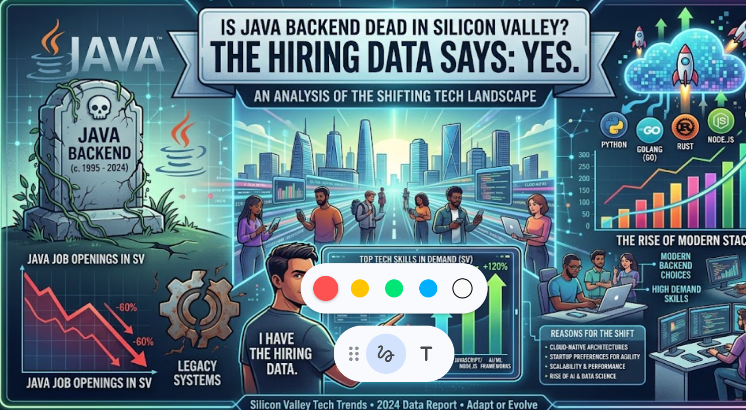 Java Backend Development Is Dead in Silicon Valley. I Have the Hiring Data.