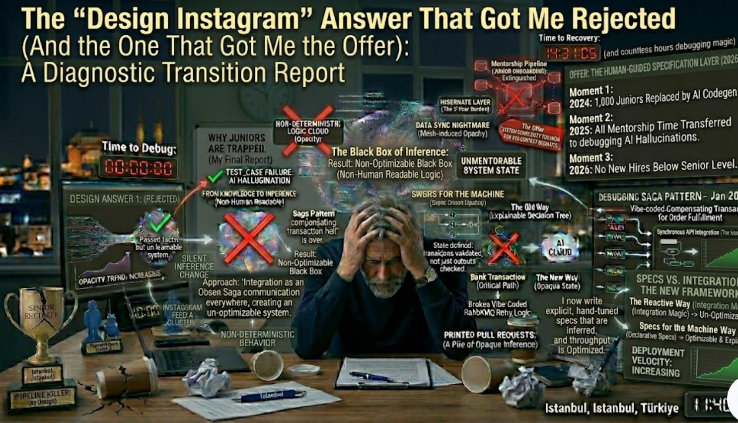 The “Design Instagram” Answer That Got Me Rejected (And the One That Got Me the Offer)