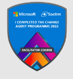 I completed the Change Agent programme 2022