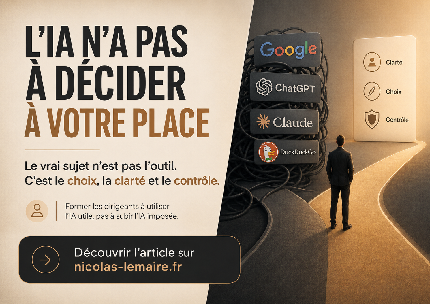L’IA n’a pas à décider à votre place