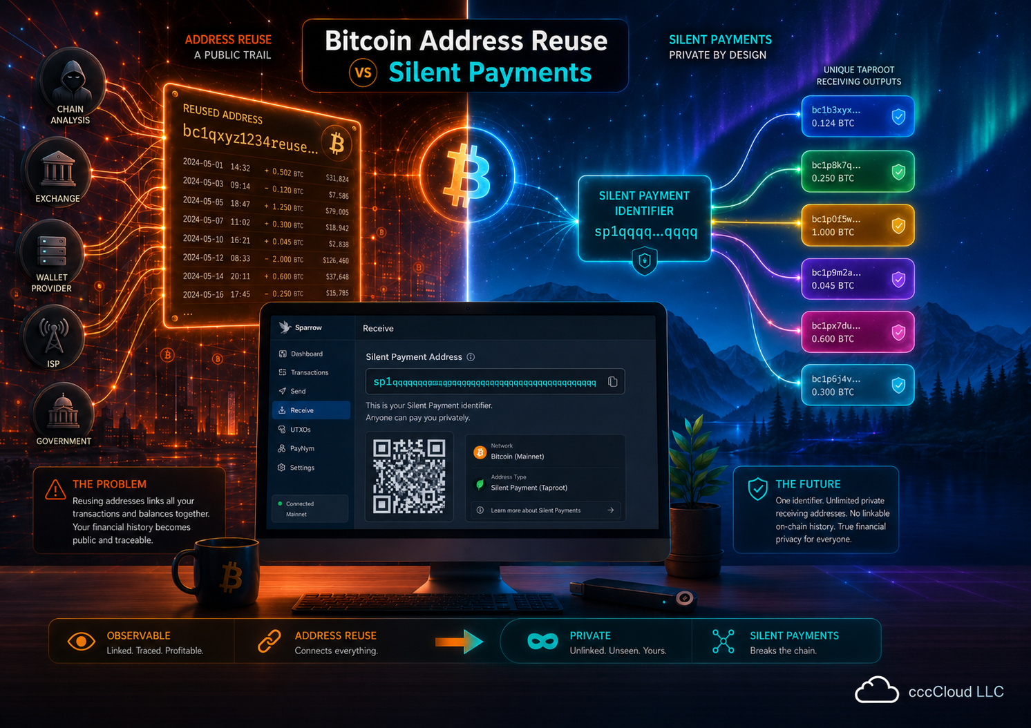 Silent Payments Come to Sparrow Wallet: A Serious Step Forward for Bitcoin Privacy