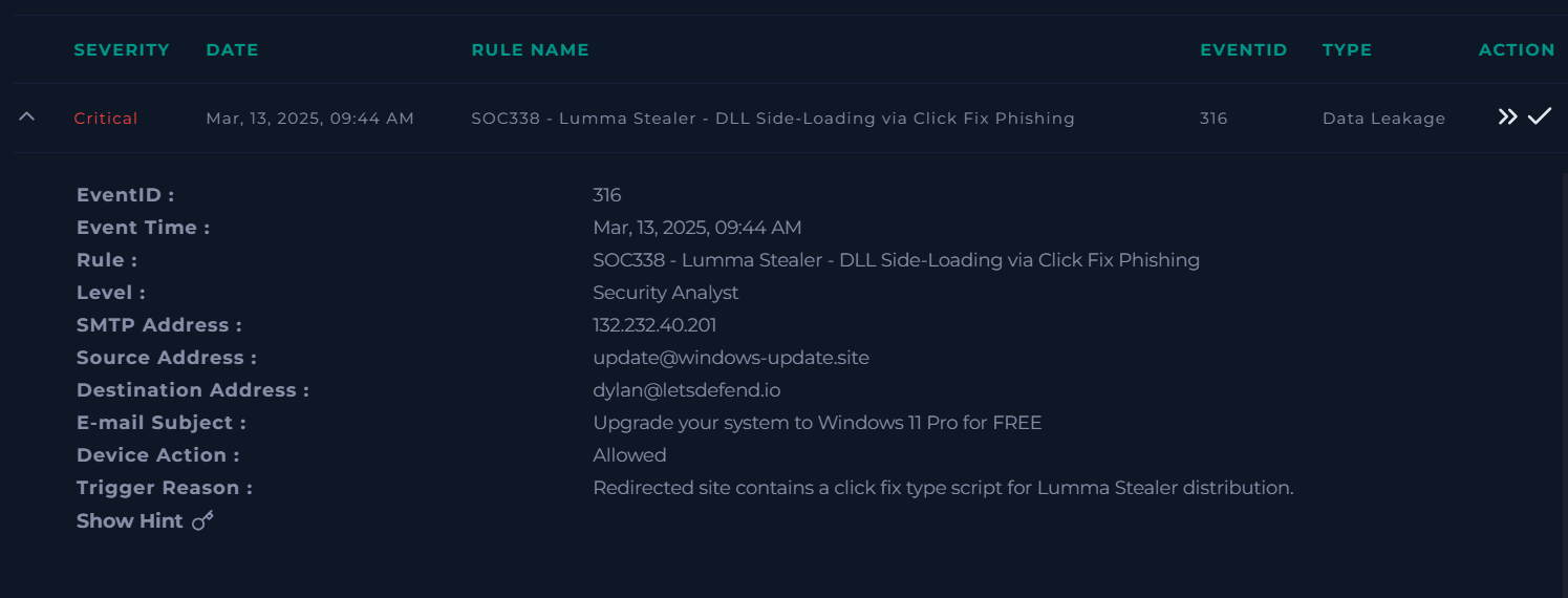 How I Investigated a Lumma Stealer Attack Disguised as a Windows 11 Update