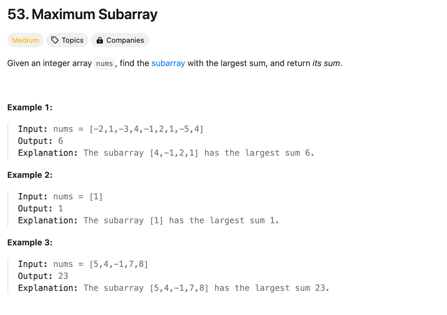 Coding Interview Prep: Maximum Subarray with Explained Solution in JavaScript