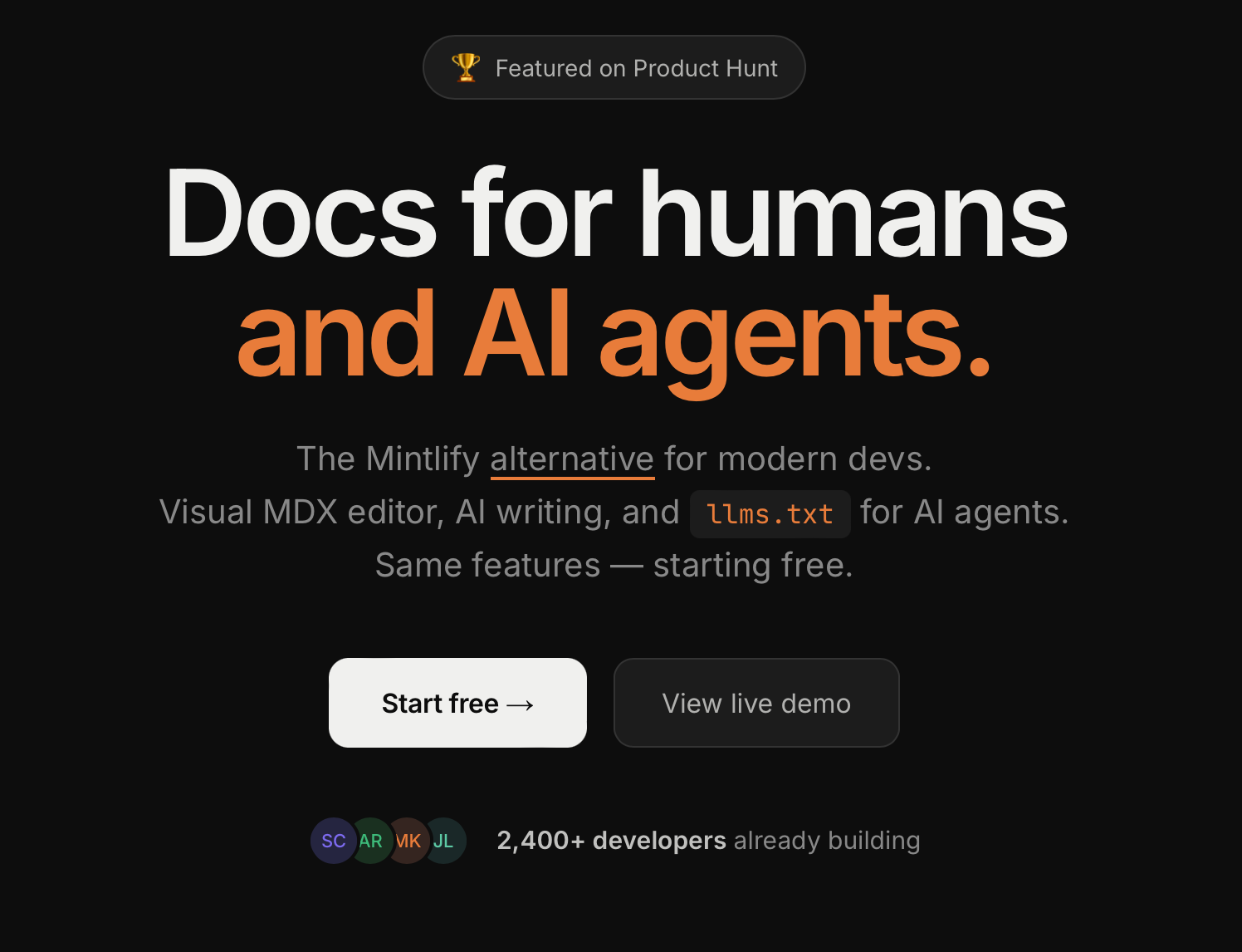 How I Started Building Dokly (a Mintlify Alternative) on Nights and Weekends