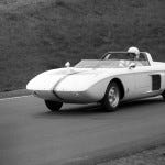 The Mustang I makes its track debut at Watkins Glen in October 1962, courtesy Ford Motor Company Archives