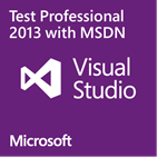 Visual Studio 2013 Test Professional with MSDN Product Tile