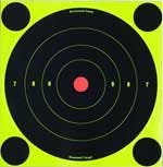 Birchwood Casey Shoot-N-C Targets, 8&#34; Bullseye, 6 Targets + 24 Pasters