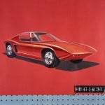 By the spring of 1963, designers were looking at a coupe based on the design of the Mustang I, courtesy Ford Motor Company Archives