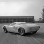 This model has the smaller side scoops and an overall shape close to the definitive prototype Mk I GT , courtesy Ford Motor Company Archives