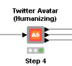 An icon of the 4th component in the Twitter A5 tool.