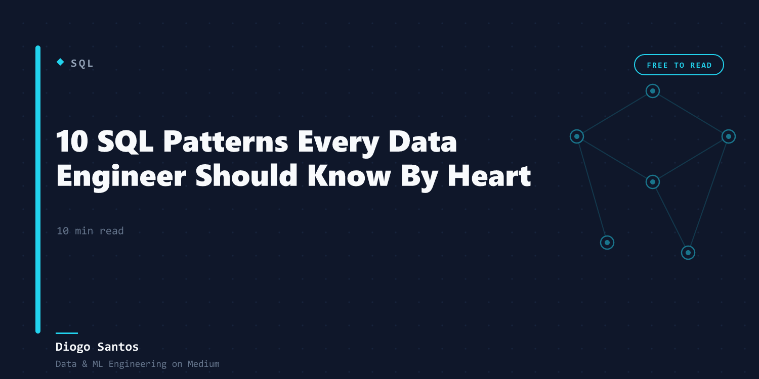 10 SQL Patterns Every Data Engineer Should Know By Heart