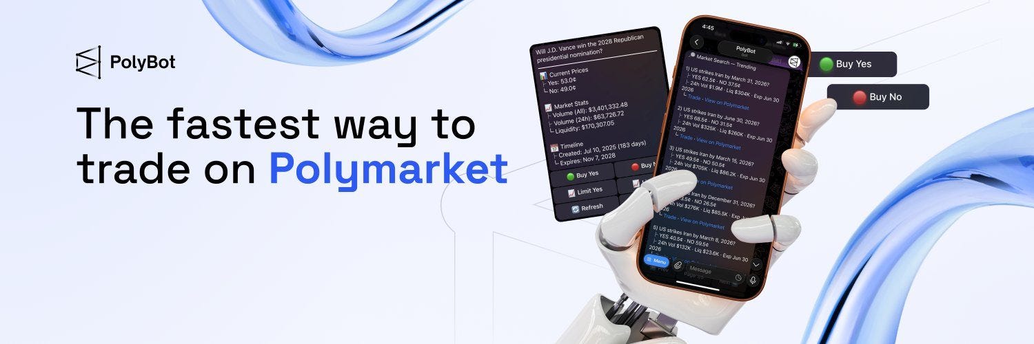 TradePolyBot Polymarket Telegram Bot, Copy Trade & Auto Strategies