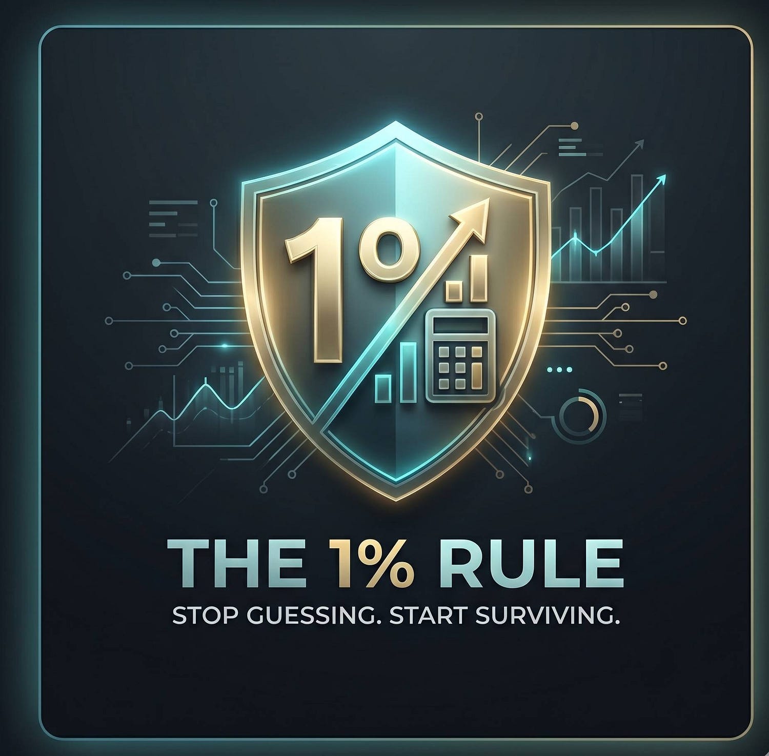 The 1% Rule: Why Guessing Your Position Size is Financial Suicide | TradiusPro Blog