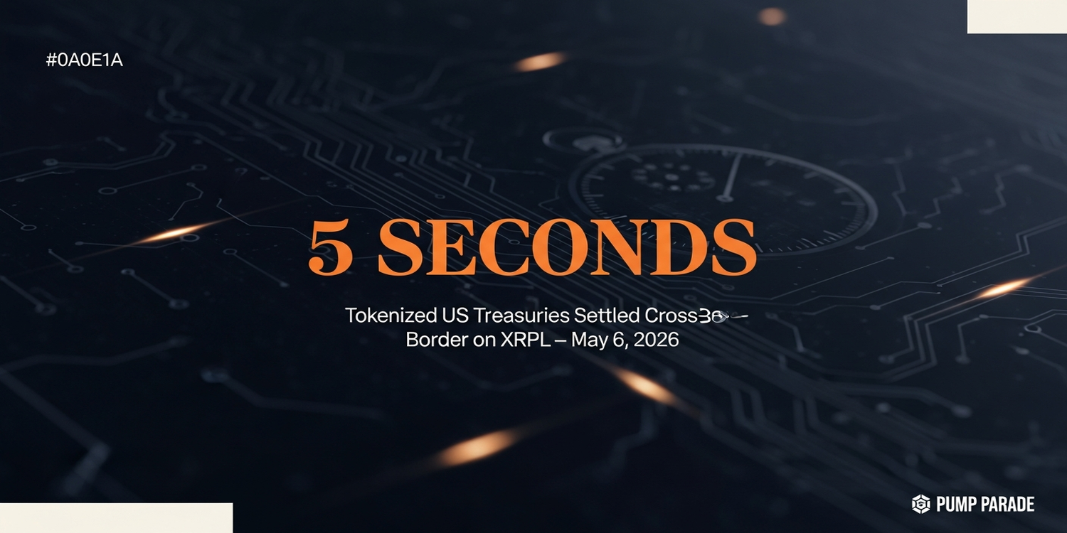 JPMorgan, Mastercard & Ripple Just Settled Tokenized US Treasuries on XRPL in 5 Seconds.