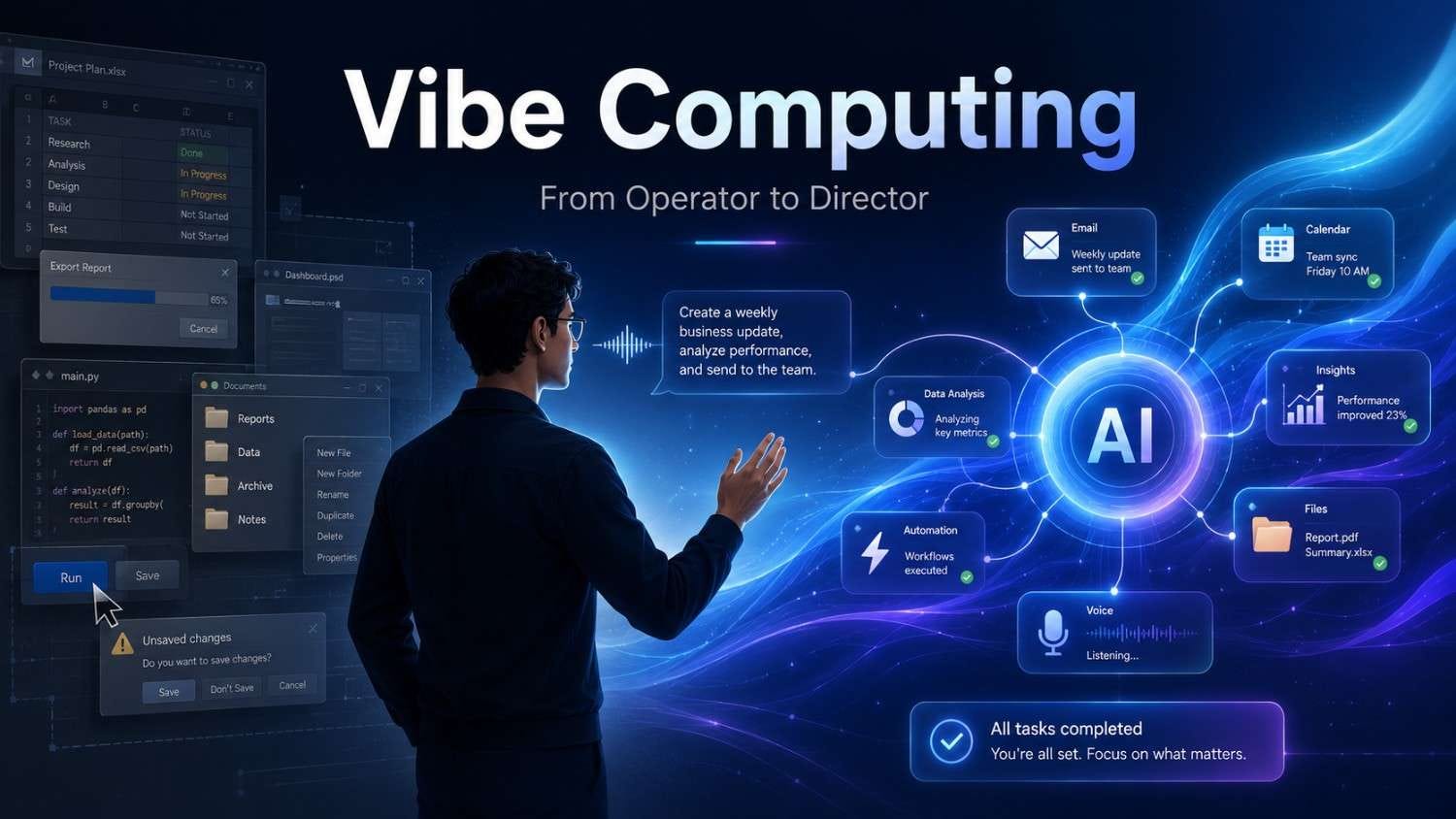 Vibe Computing: The Moment We Stop Operating Computers