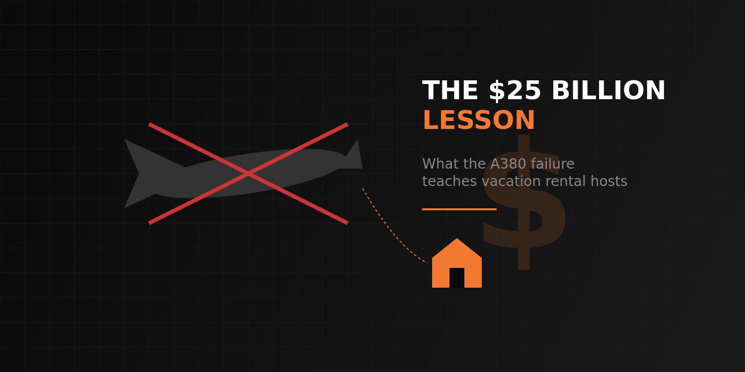The $25 Billion Lesson Airbus Taught Me About Running a Vacation Renta