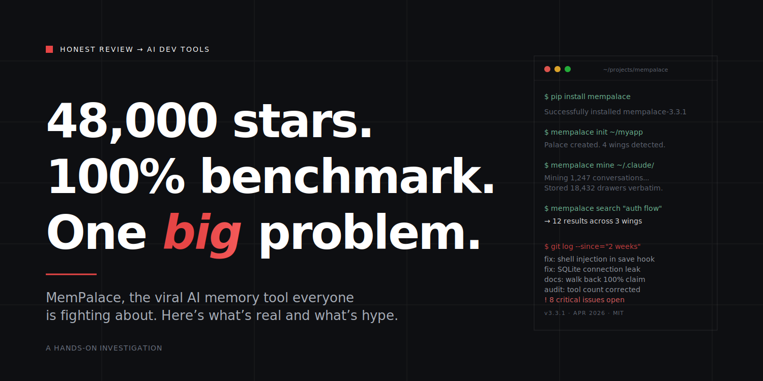 I tried MemPalace, the viral AI memory tool everyone’s fighting about