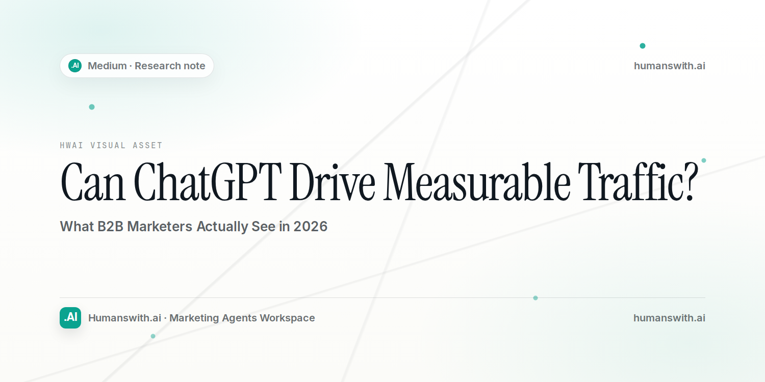 Can ChatGPT Drive Measurable Traffic? What B2B Marketers Actually See in 2026