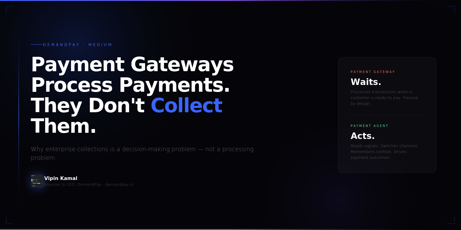 Payment Gateways Process Payments. They Don’t Collect Them.