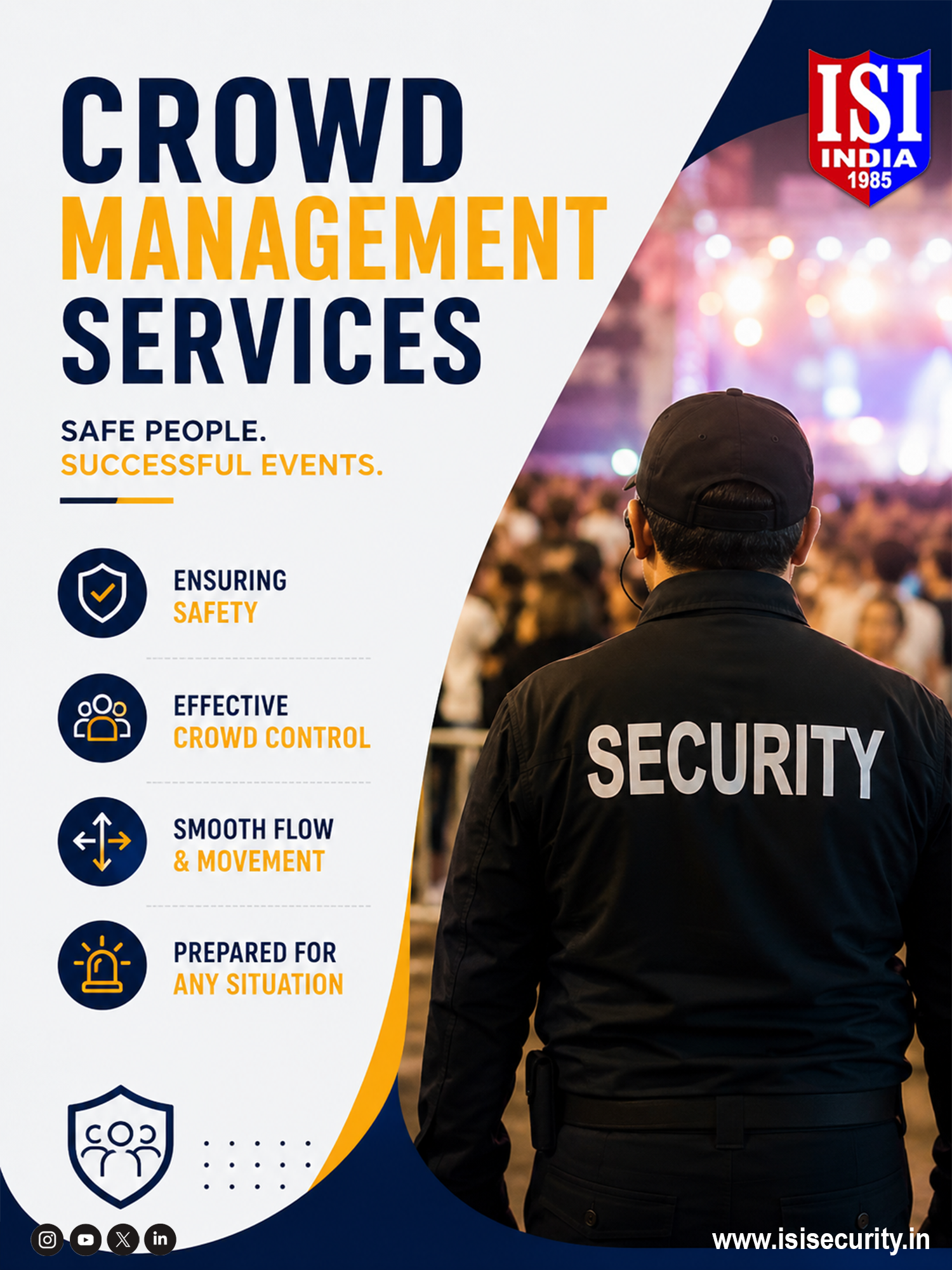 Crowd Management Services: Ensuring Safety, Order, and Seamless Event Operations