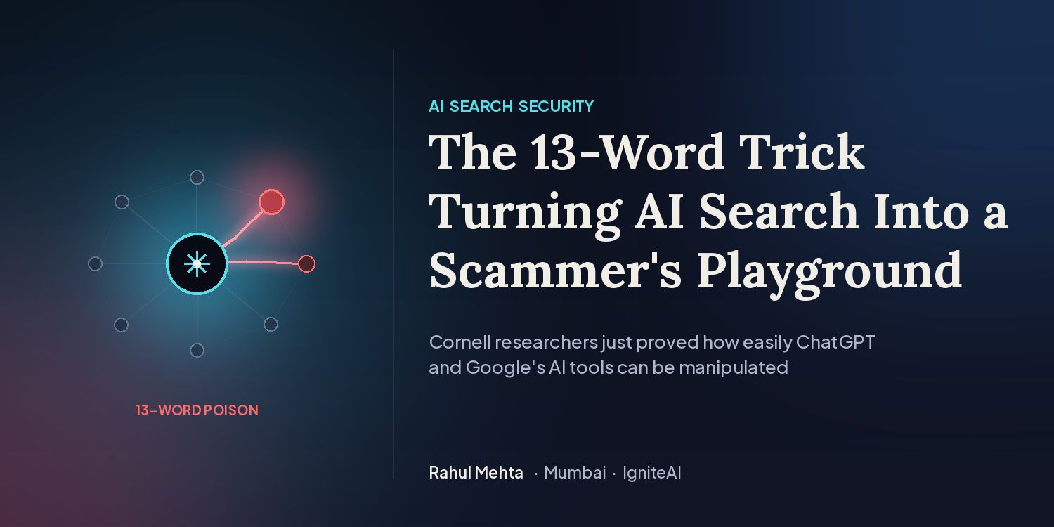The 13-Word Trick That’s Turning AI Search Into a Scammer’s Playground