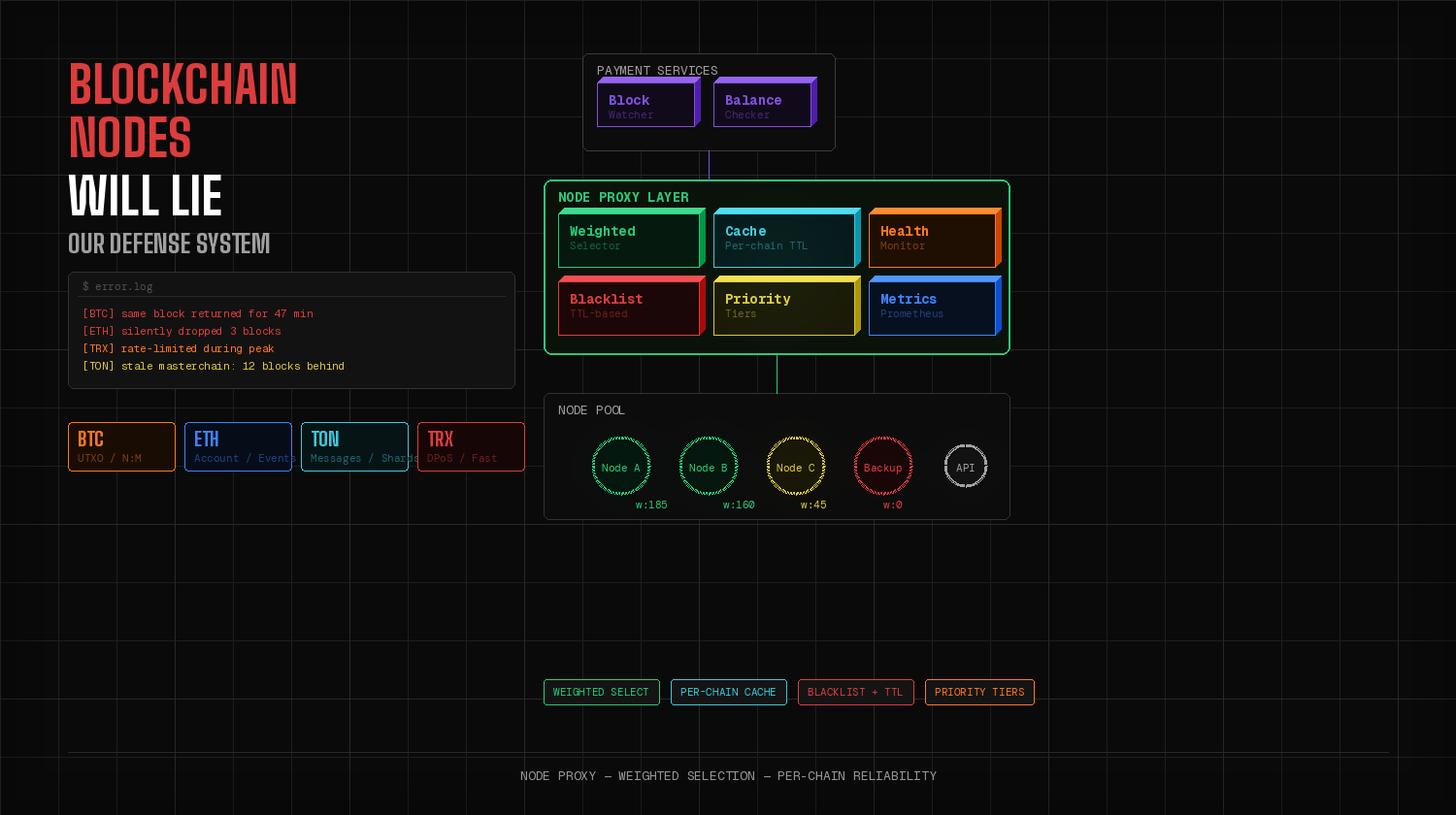 Every Blockchain Node Will Lie to You Eventually. Here’s Our Defense System.