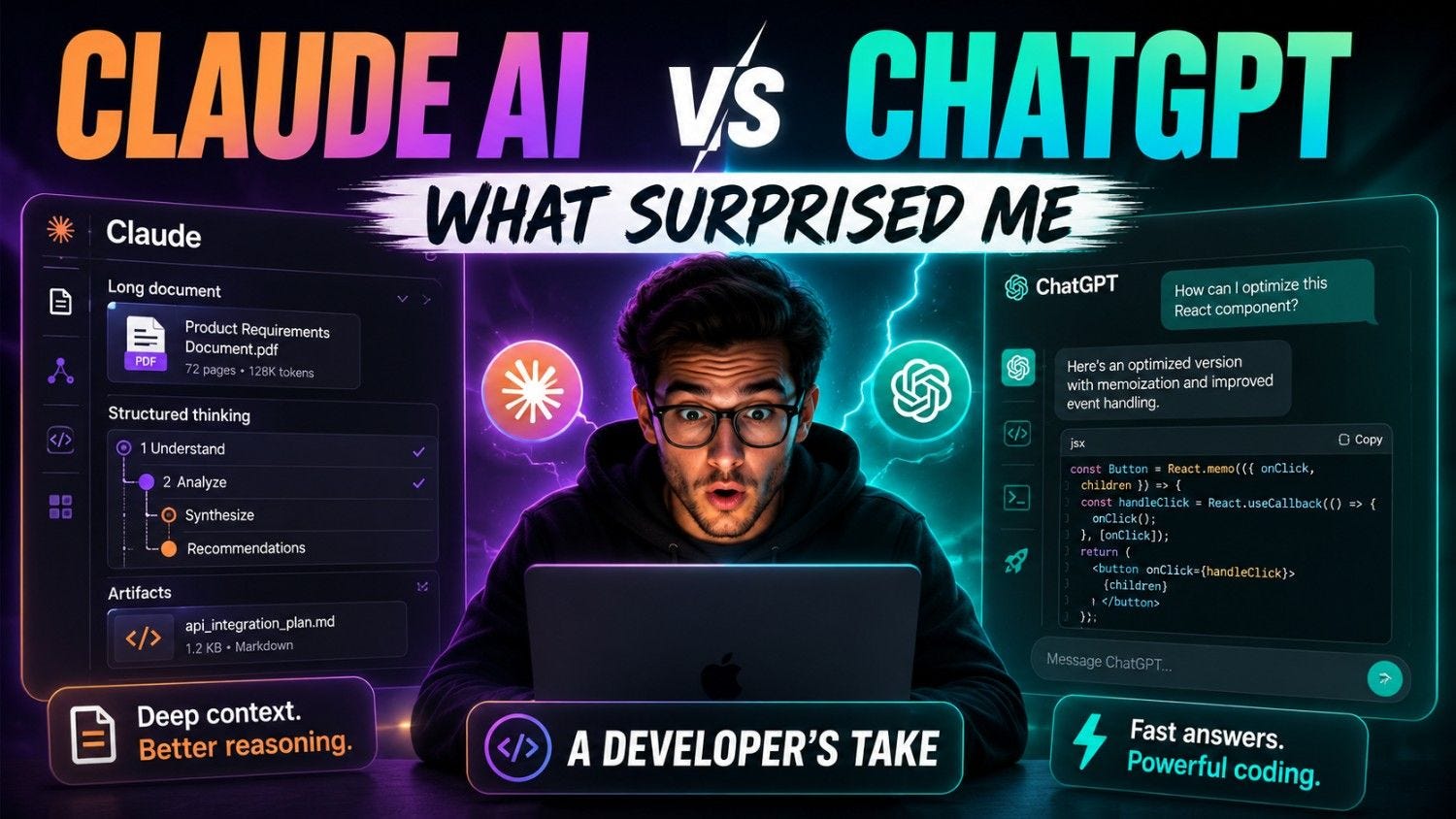 Claude AI vs ChatGPT: What I Noticed After Using Both for Real Projects