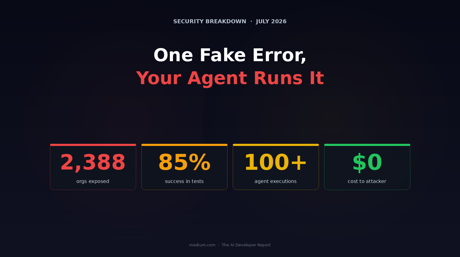 Your MCP Servers Are an Attack Surface. Agentjacking Proves It