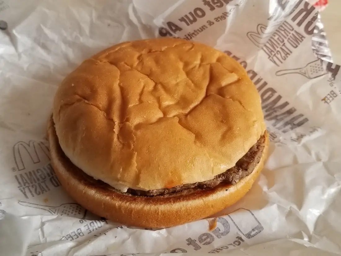disappointing burger