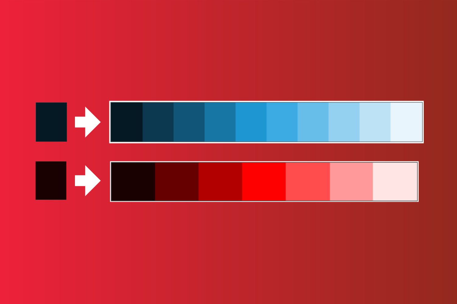 How to Convert a Single HEX Color Code into a Monochrome Color Palette with Python