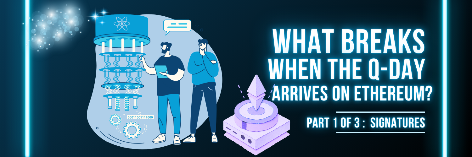 What Breaks When The Q-Day Arrives on Ethereum? P1 : Signatures