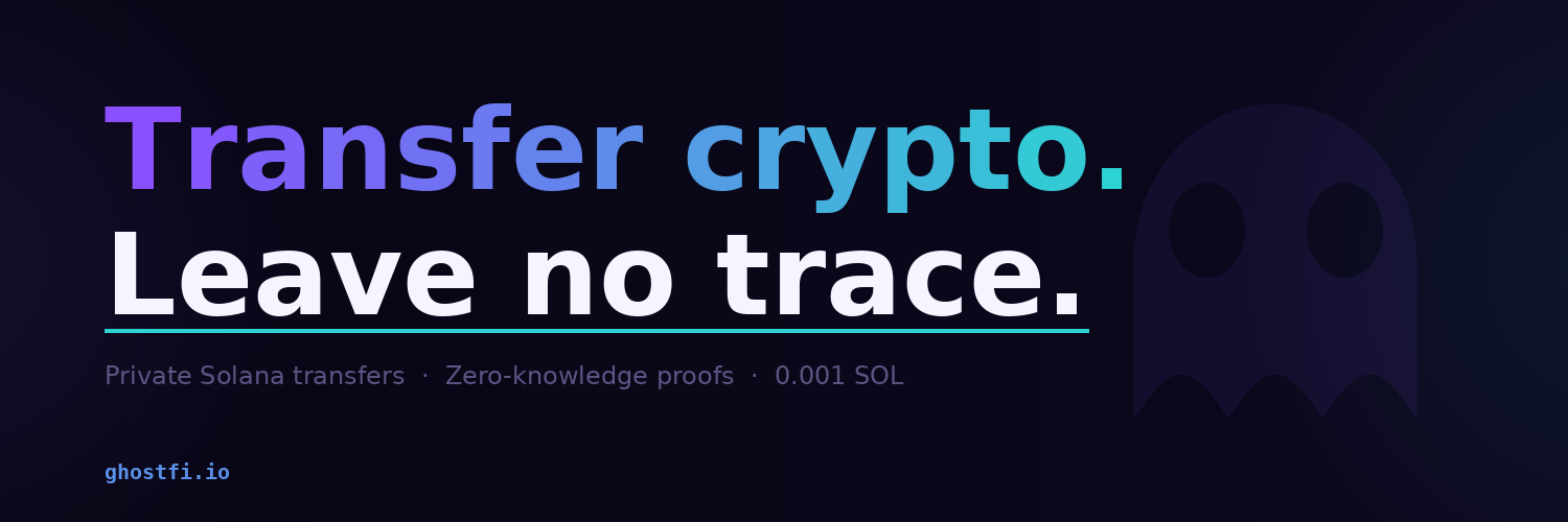 The Walls Are Closing In on Crypto Privacy — So We Built a Ghost