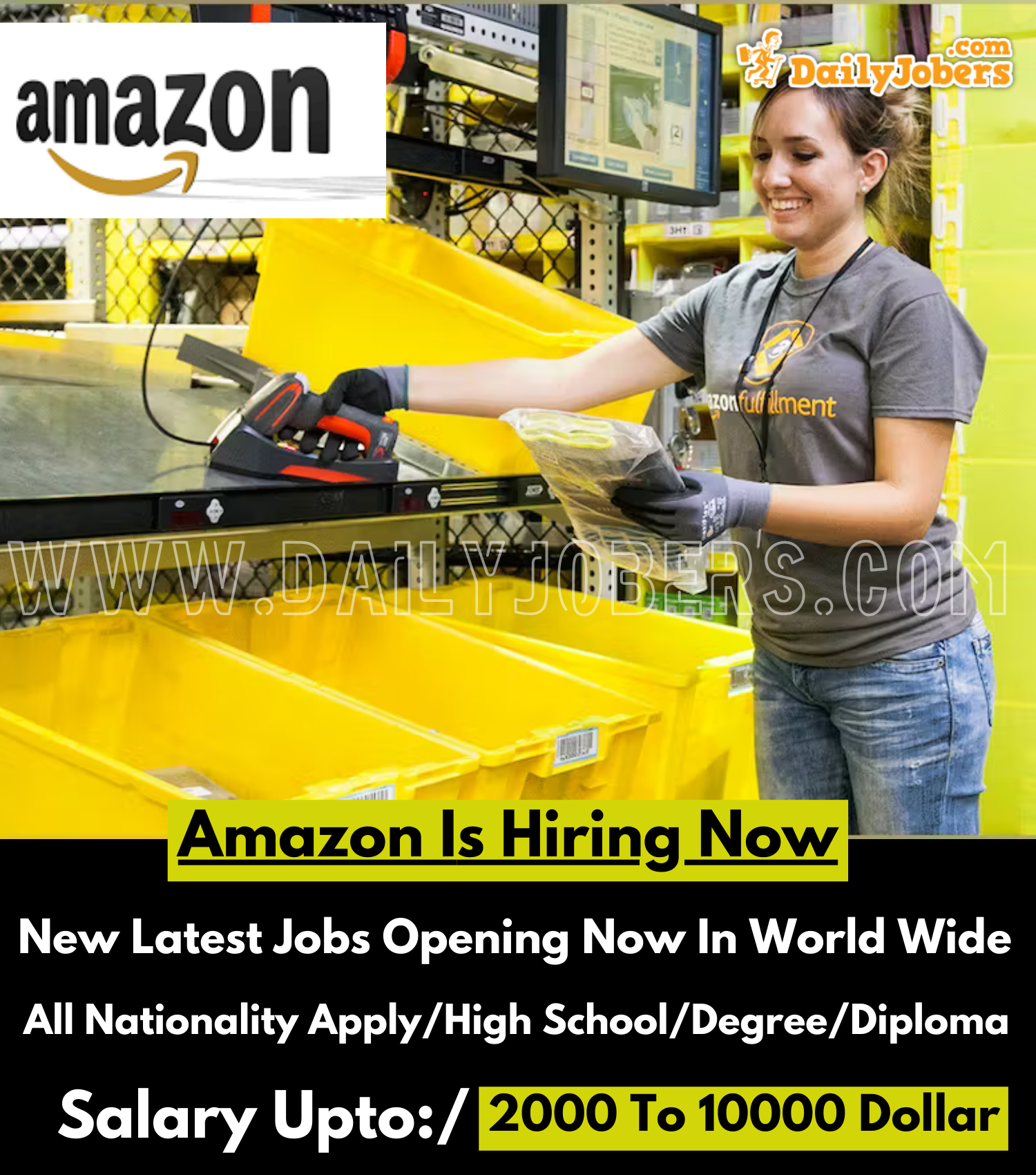 Amazon Careers?—?Worldwide Jobs Opening?—?Apply Right Now 2024