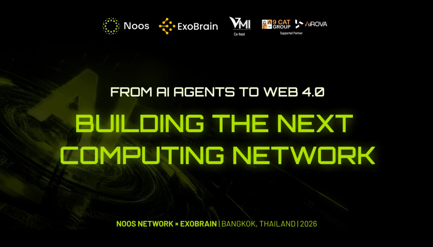 Noos Network & ExoBrain Thailand Conference Wraps Up Successfully, AI Agent Economy Rises Across…