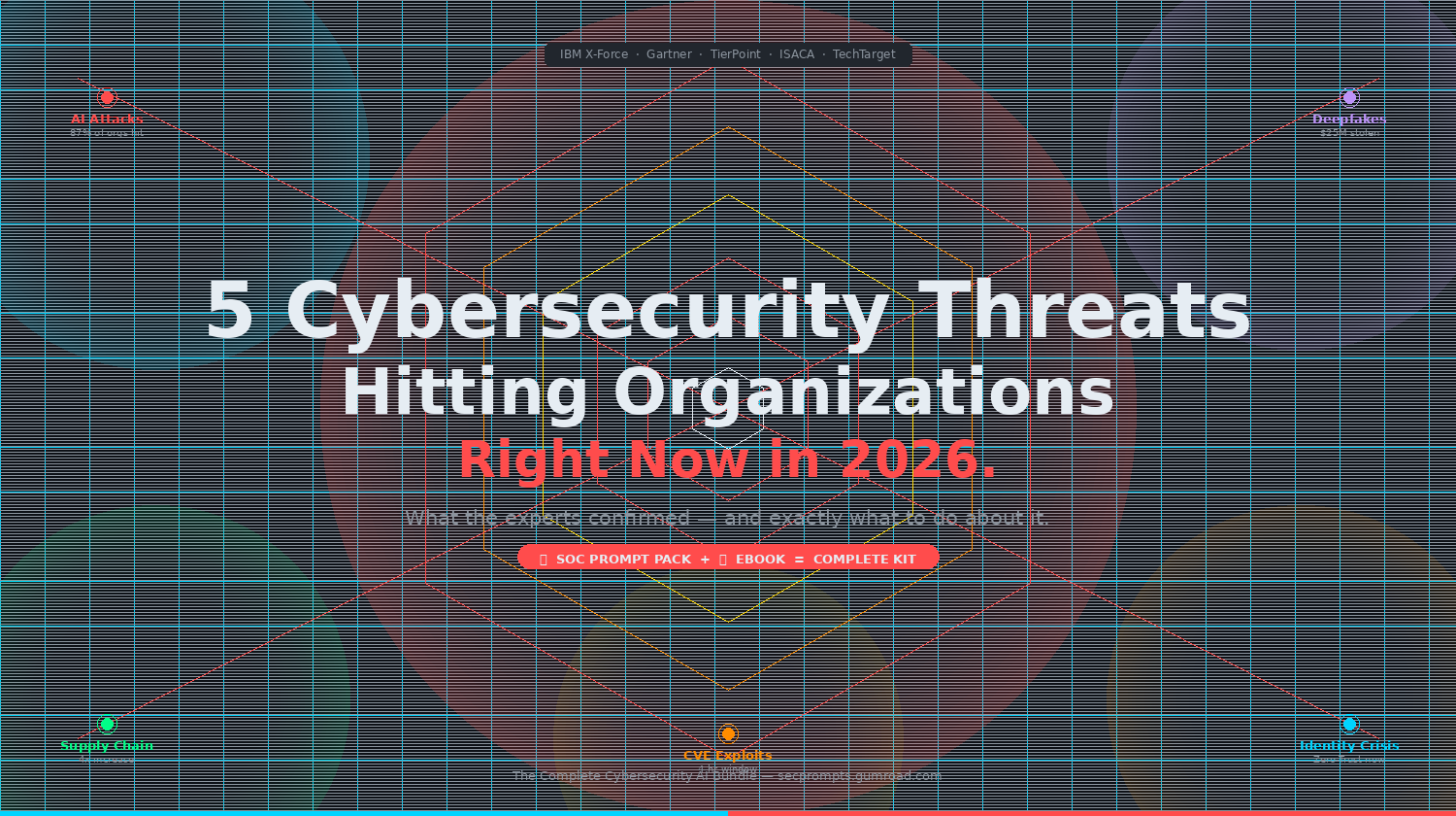5 Cybersecurity Threats That Will Hit Your Organization in 2026 — And the Toolkit That Stops Them