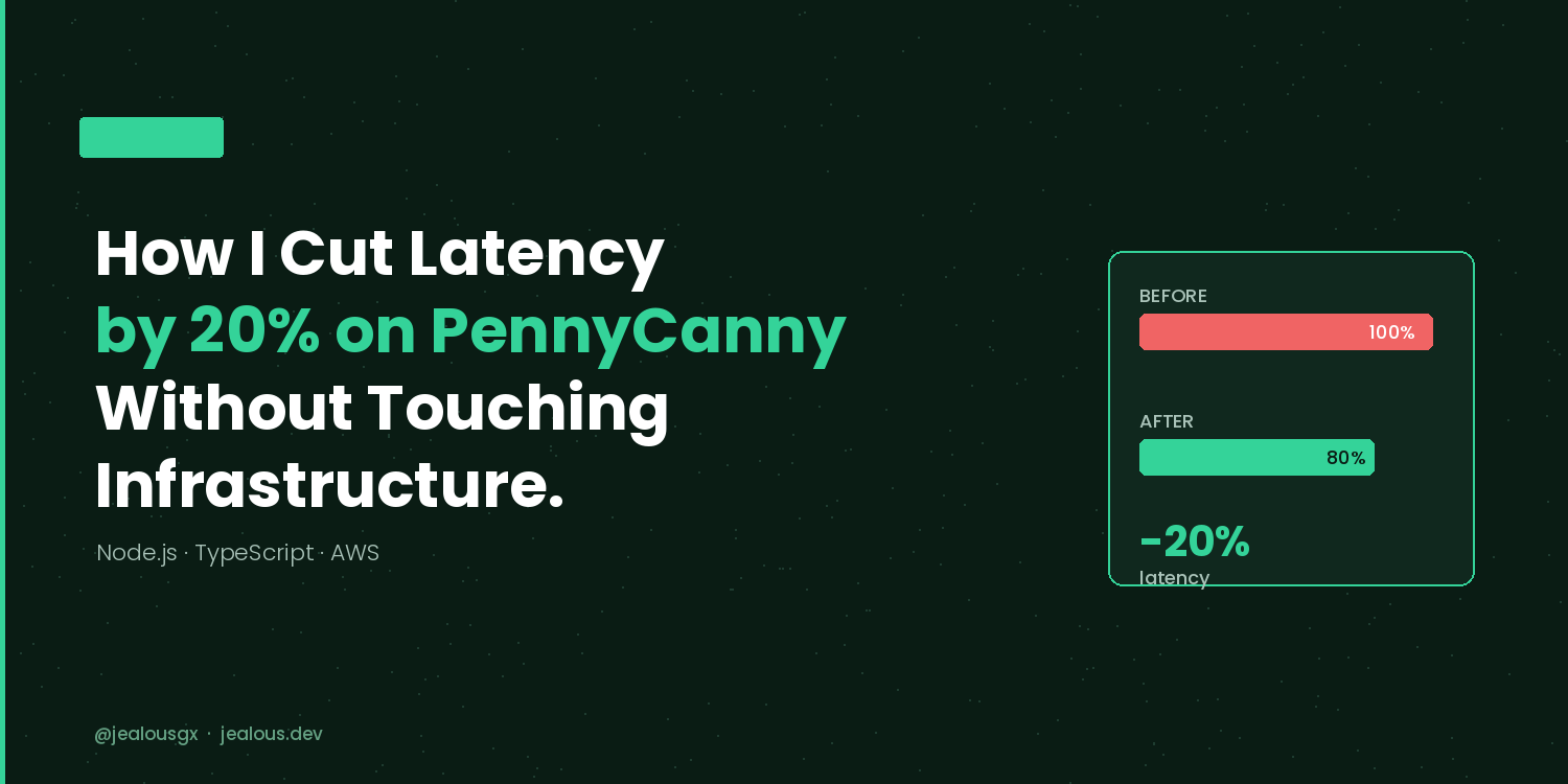 How I Cut Latency by 20% on PennyCanny by Moving Logic to Where It Belonged