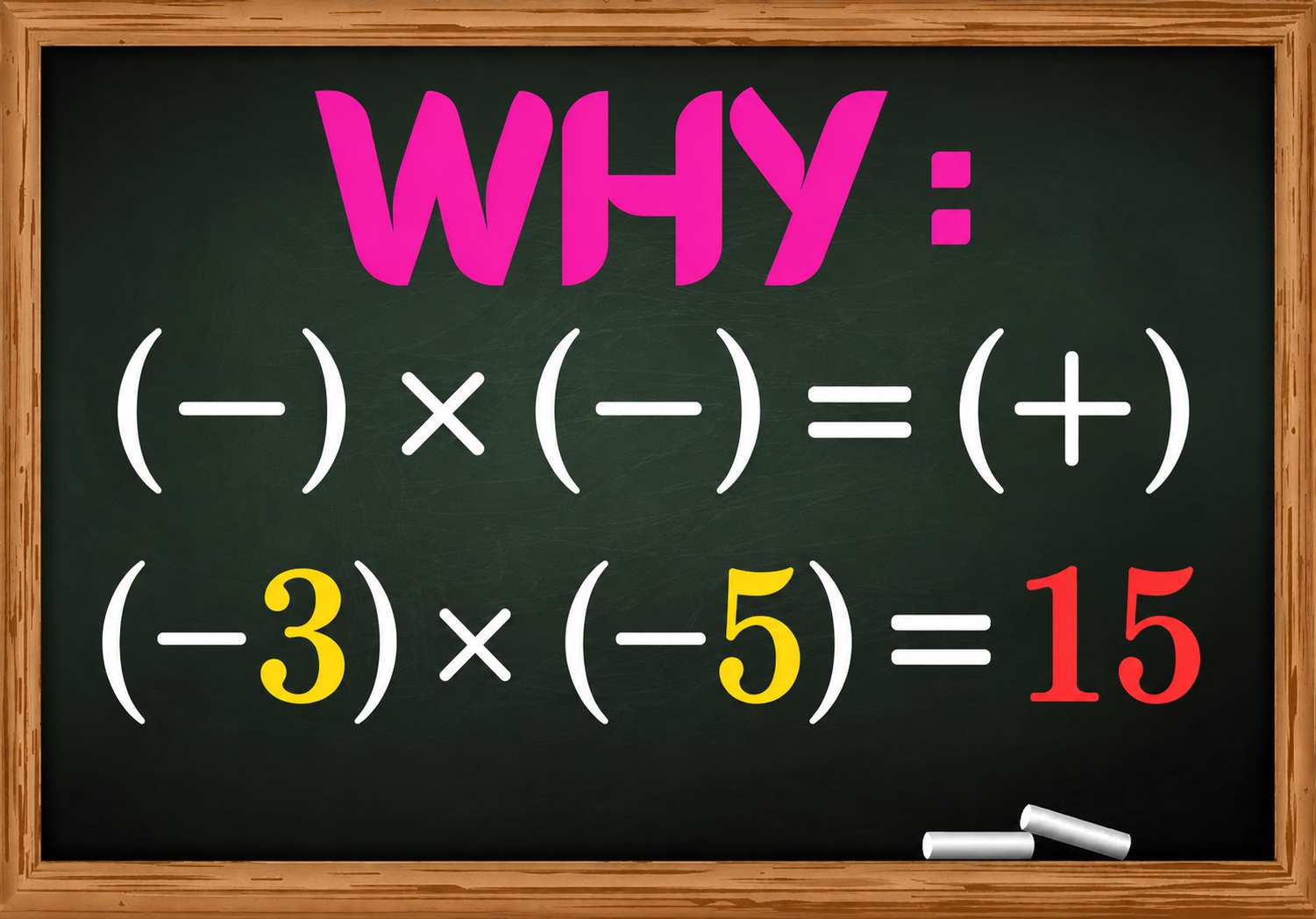 Why Negative Times Negative Is Positive
