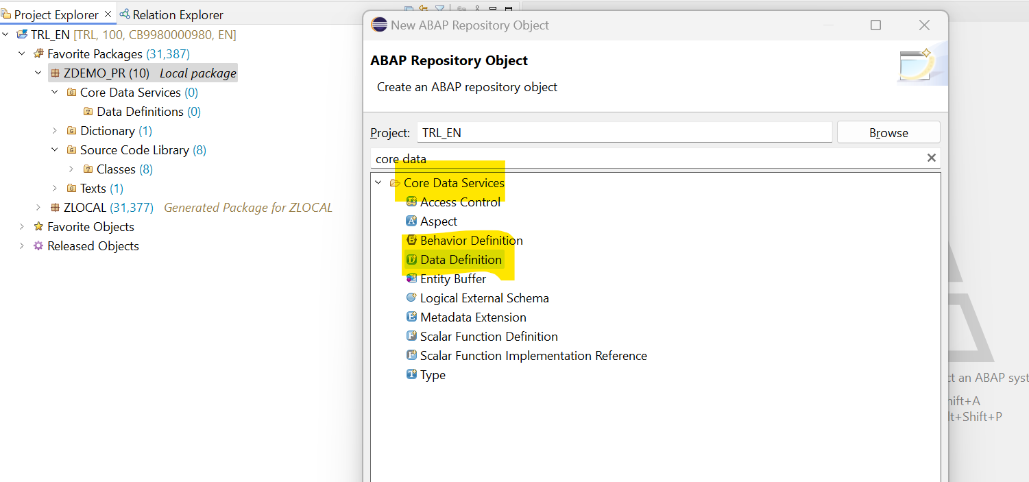 ABAP CDS Entities— Core Data services -1