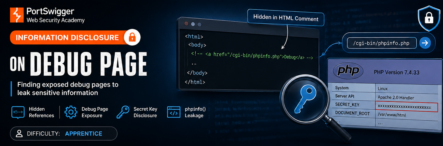 Information Disclosure vulnerabilities: Information Disclosure on Debug Page Walkthrough…