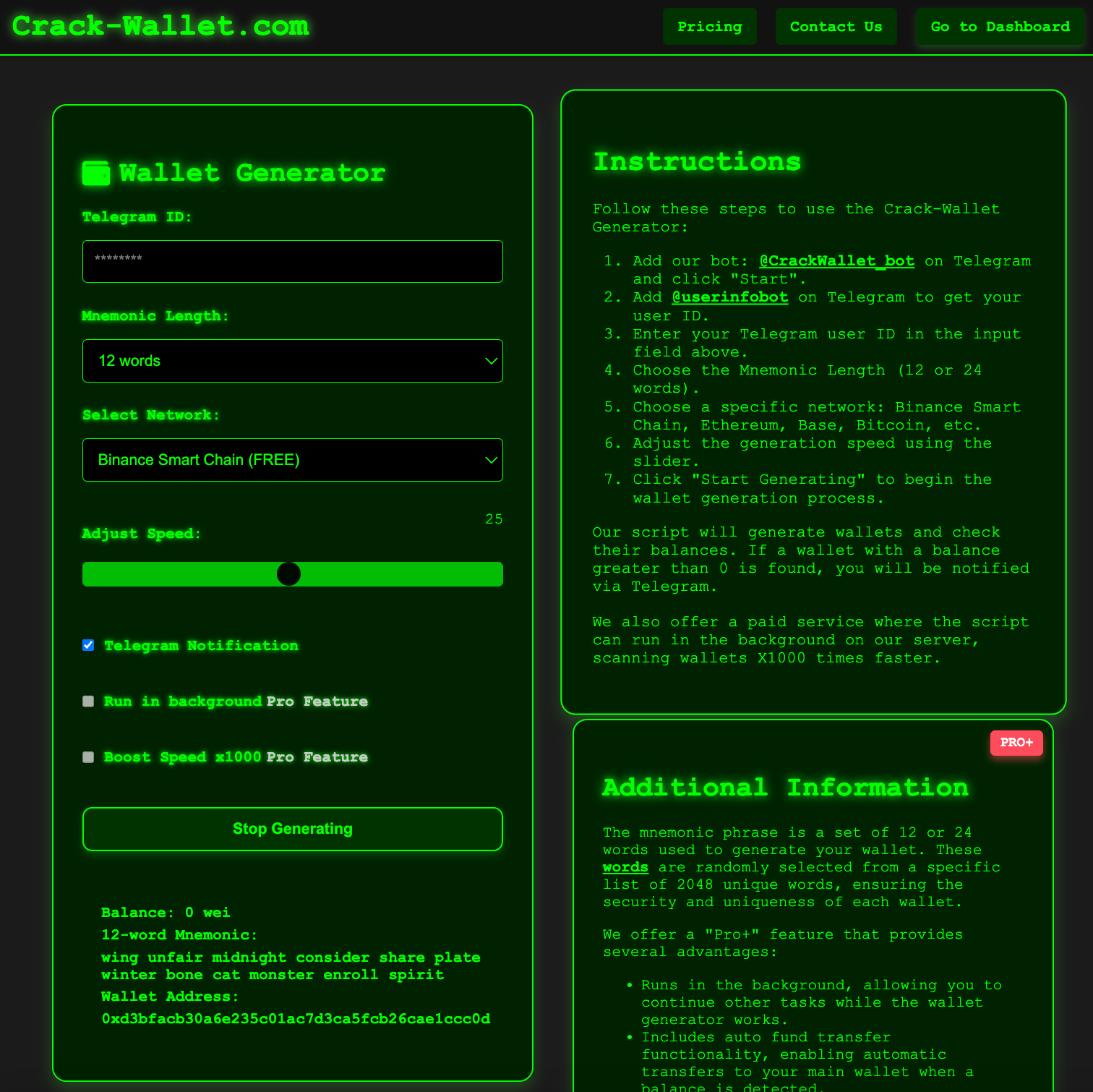 Unlock the Power of Crack-Wallet.com : Your Ultimate Crypto Wallet Generation Tool