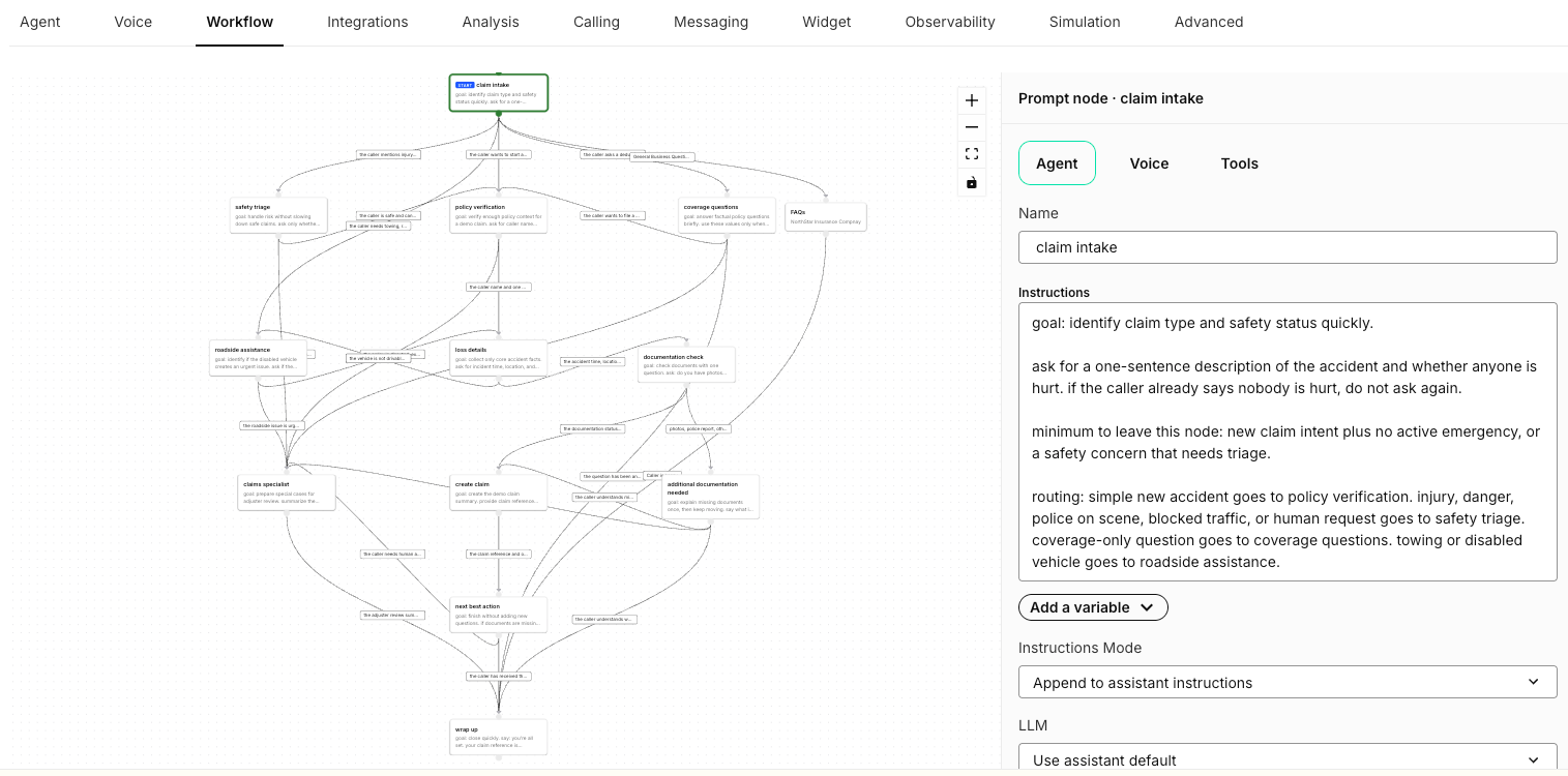 Building Voice AI Workflows with Branches Instead of One Giant Prompt