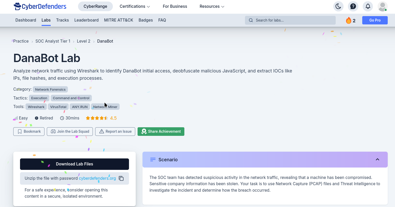 ️ Write-up: DanaBot Lab — CyberDefenders By Mohammed-Ali