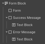 Form structure.