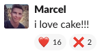 Marcel comment i love cake