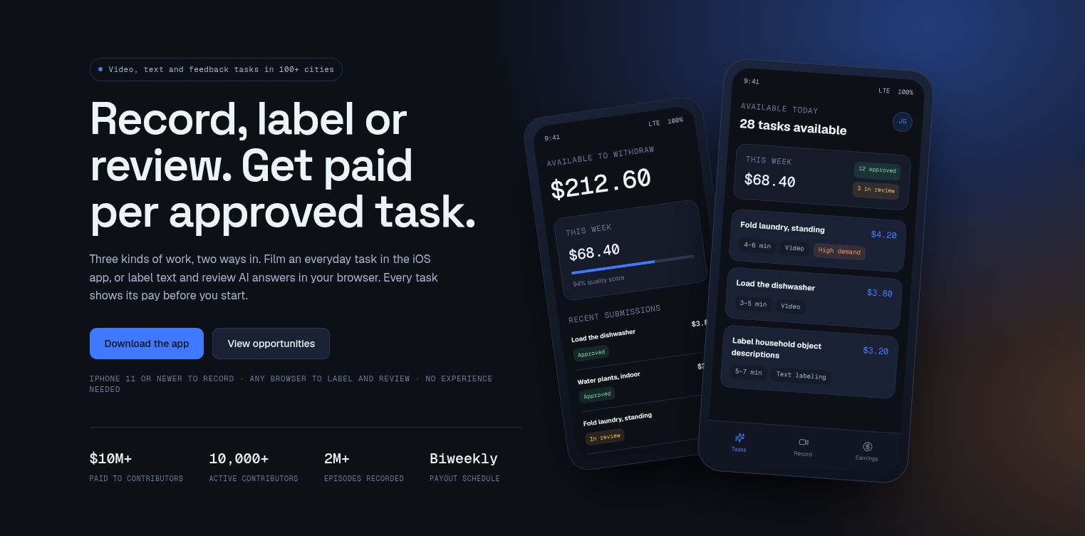 Atlas Capture: Earn $10/Hour Annotating AI Data